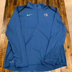 Minnesota Timberwolves Nike Dri-Fit Long Sleeve 1/4 Zip XXL